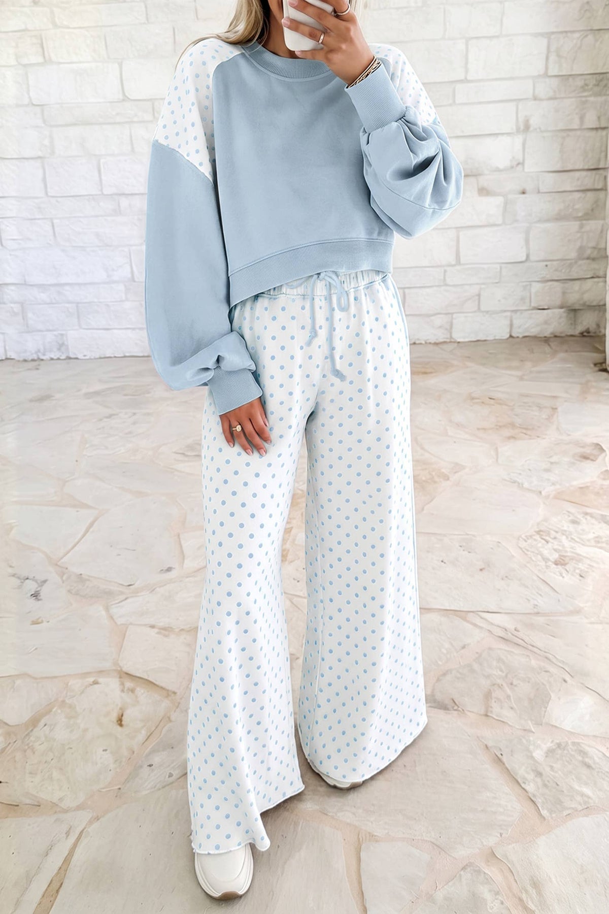 Polka Dot Patchwork Set