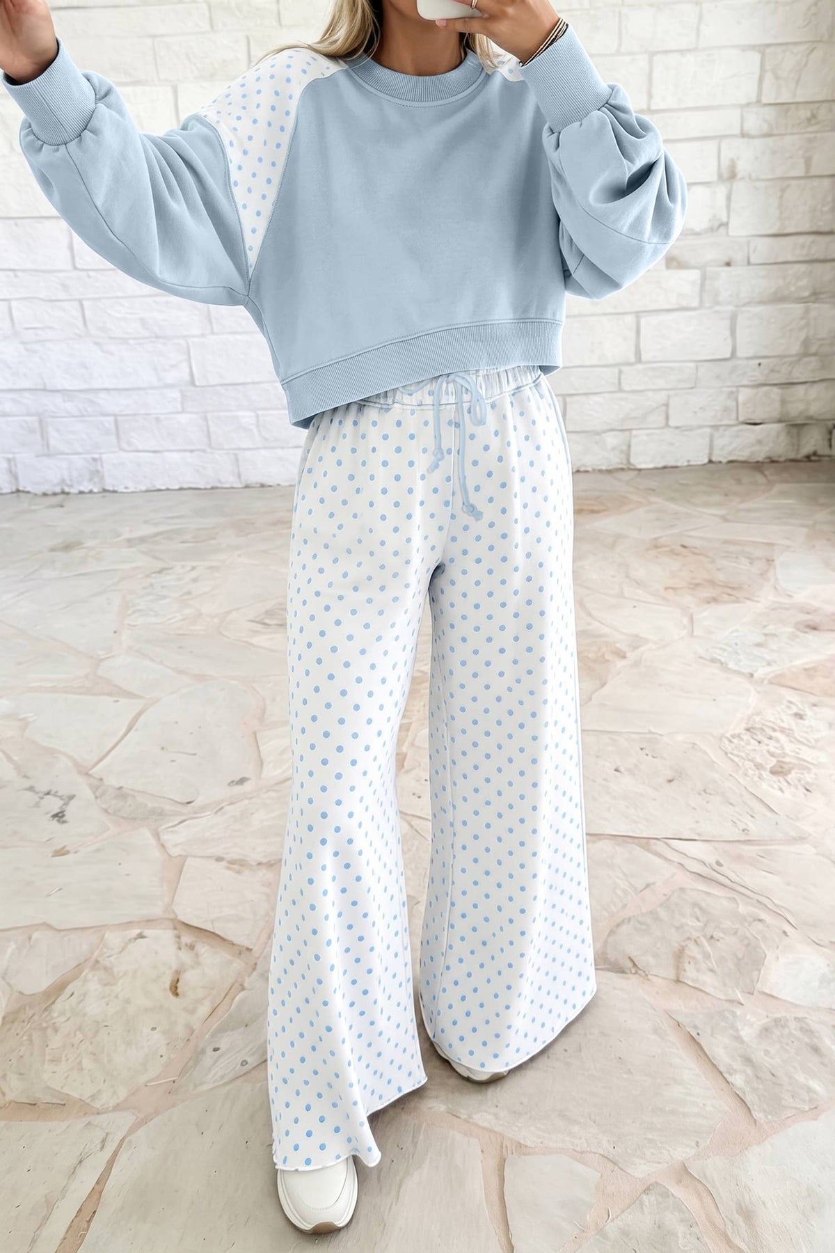 Polka Dot Patchwork Set
